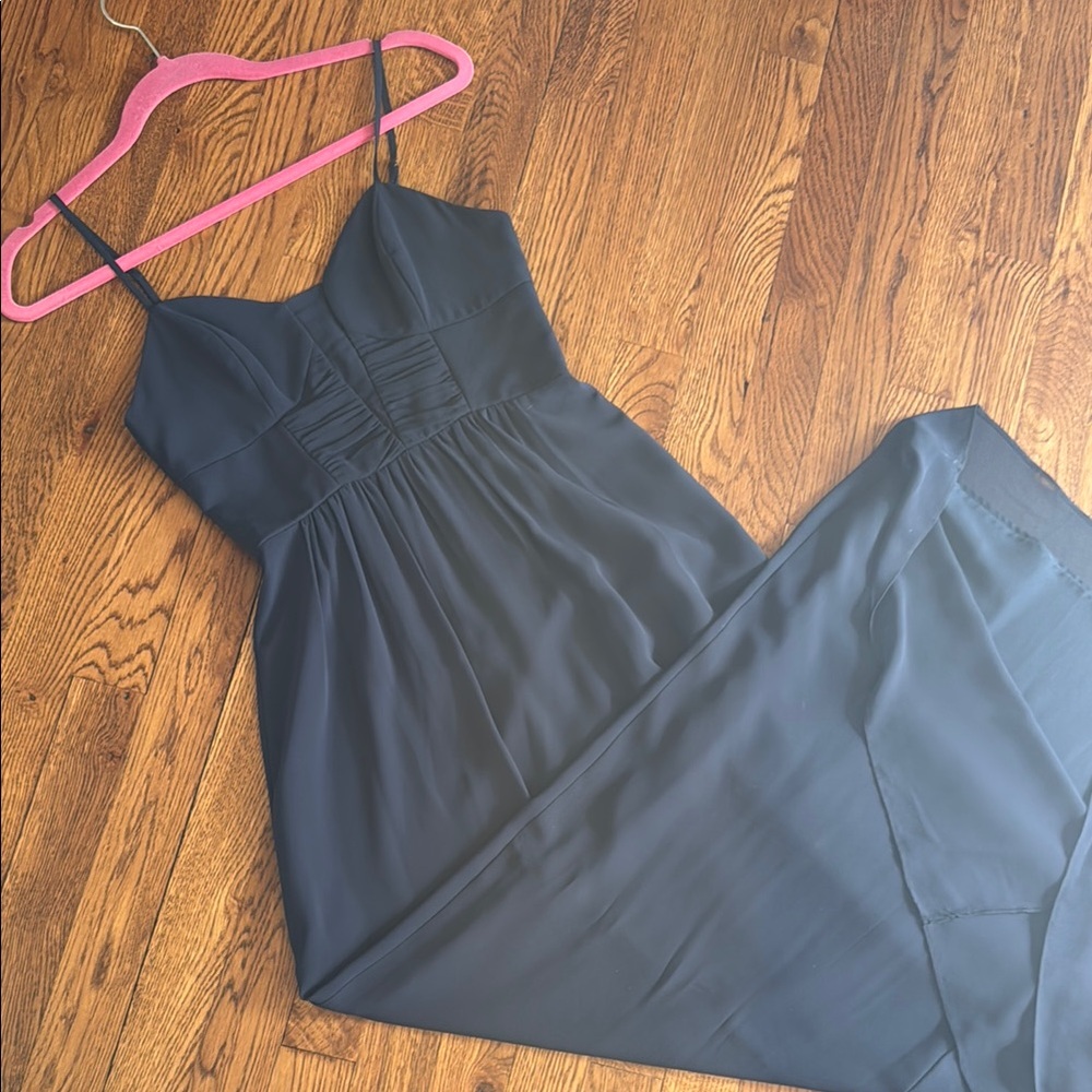 Elegant Navy Maxi Dress